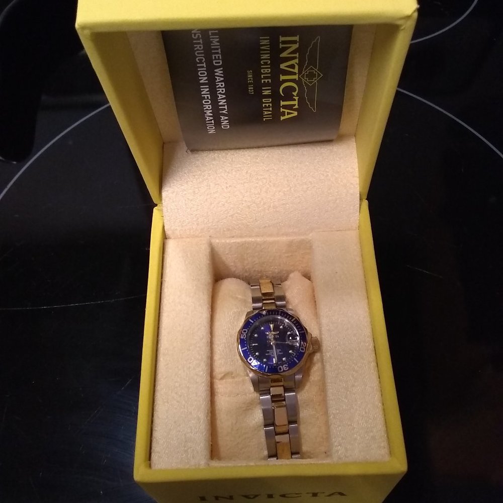 Woman's 38 MM  Two Tone Pro Diver